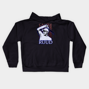 Ruud Kids Hoodie - Team Casper Ruud - Norwegian Tennis Champion by vlada